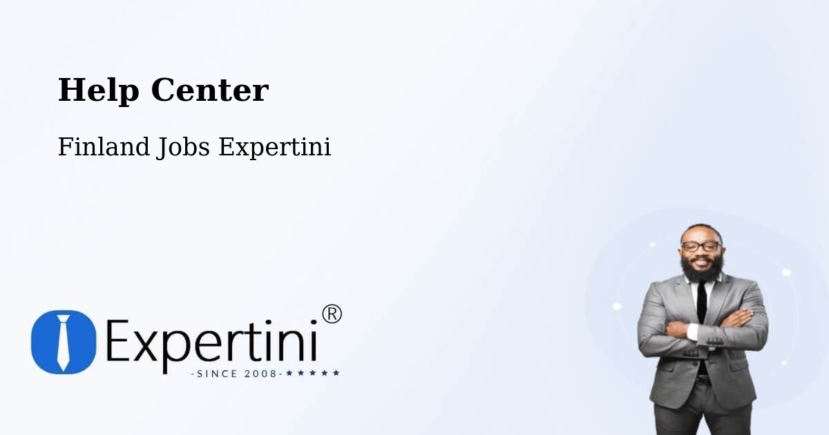 Help Center – Lahti - Finland Jobs Expertini